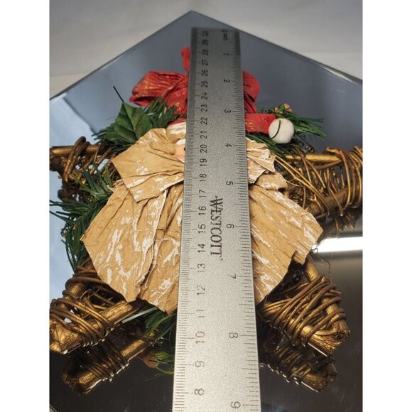 Handmade Christmas Star Santa Clause Ornament Wall Home Decor - Picture 5 of 5